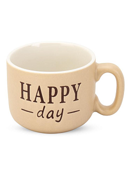 Набор чайный 4 предмета 220мл Happy beige керамика A0090-1 000000000001235034