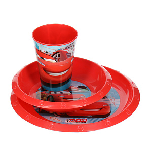 Набор посуды Тачки Disney, 3 предмета 000000000001127681