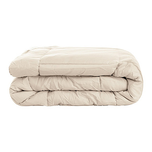 Одеяло-покрывало Евро 200x220см DE'NASTIA молочный полиэстер 000000000001219113