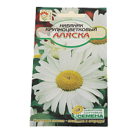 Семена Нивяник Аляска Крупноцветковый 80см 0,3гр (ссс) ЛИДЕР ПРОДАЖ! СС007648 пакет 000000000001194816