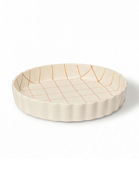 Форма для выпечки DE'NASTIA lattice 27,5x4,5см 1,7л коричневый керамика 000000000001231355