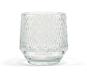 Подсвечник 9,7см GARBO GLASS Waterfall низкий стекло 000000000001216531