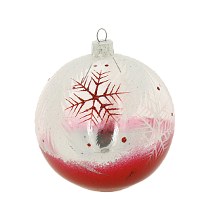 Декоративное украшение 10см Шар 5 БИРЮСИНКА Лоза стекло 000000000001191690