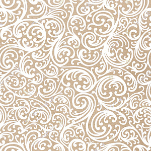 Крафт бумага Морозные узоры в рулонах, с полноцветным декоративным рисунком, плотность 78 г/м2 / 70х100см 80938 000000000001191357