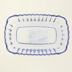 Салатник 1шт 12х17см MARAL BLUE иранское стекло 000000000001207874