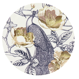 Тарелка десертная 19,5см LUCKY Павлин керамика 000000000001208725