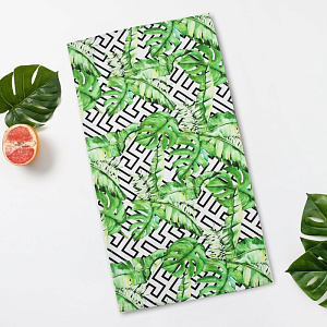 Полотенце Этель "Геометрия" 35х65см на петельке, репс, пл.130г/м2, 100% хлопок 4275208 000000000001200113