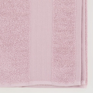 Полотенце махровое 60х100см LUCKY бордюр полосы персиковое 100% хлопок 000000000001208934