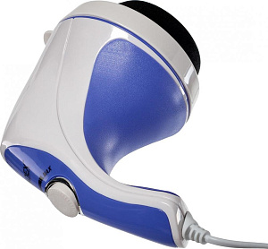 Массажер для тела электрический 15х18х11см BRADEX РЕЛАКС белый/синий пластик 4 насадки для массажа всего тела 000000000001217253