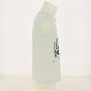 Майка для мальчика DE'NASTIA трикотаж 128 (7-8лет) белый 100%Хлопок I000126 000000000001178234