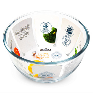 Миска для приготовления 1л MATISSA стекло 000000000001220438
