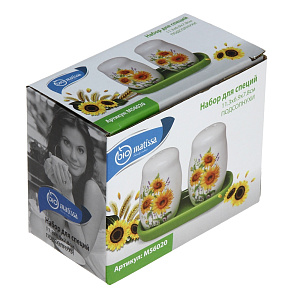 Набор для специй Подсолнухи Matissa, 11.3х6.9х7.8 см 000000000001152600