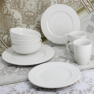 Обеденная тарелка Узор Ромб Estetica, 27 см 000000000001114010