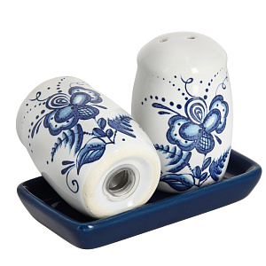 Набор для специй ЧУДОДОМ Орнамент, фарфор, 2 предмета,  L2520336 000000000001060665