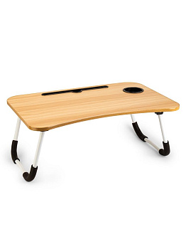 Столик 40х60х25см ST для ноутбука бежевый железо/МДФ 000000000001227152