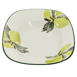 Блюдо овальное 22х29см CERA TALE Лимоны глазурованная керамика 000000000001206494