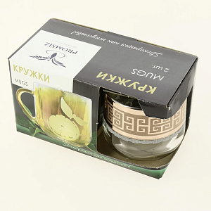 Набор кружек 2шт 300мл ПРОМСИЗ Люкс стекло 000000000001207848