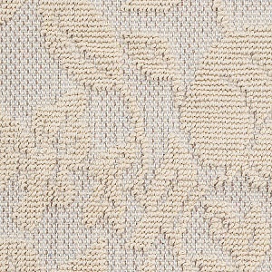 Коврик универсальный 60x100см DE'NASTIA цветы/листья молочный хлопок 100% 000000000001219478