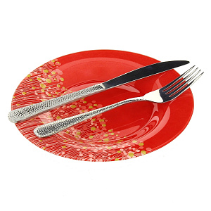 Столовый набор Flowerfield Red Luminarc, 19 предметов 000000000001060749