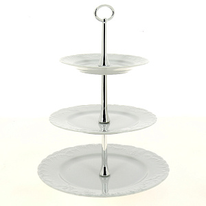 Этажерка 3-х ярусная CMIELOW фарфор 73140 000000000001181234