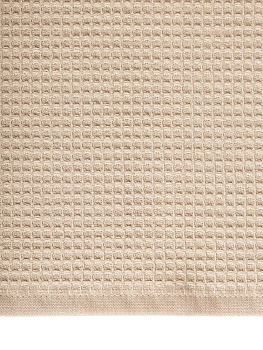 Полотенце кухонное DeNASTIA вафля/махра 470gsm 35x75, хлопок, какао D100306 000000000001221598