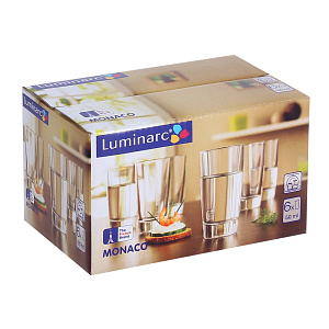 МОНАКО Набор стопок для водки 6шт 50мл LUMINARC стекло H5125 000000000001003073
