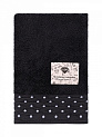 Полотенце махровое LUCKY Бордюр горошек 500gsm 70x140 100% хлопок, графит D100410 000000000001227649