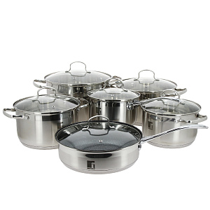 Набор посуды Bergner, 12 предметов Набор посуды Bergner, 12 предметов 000000000001106704