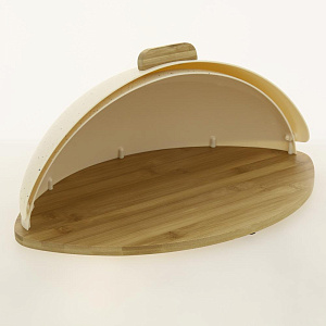 Хлебница OLAFF 44х28х20см основа, ручка -бамбук, крышка полистирол, подарочная упаковка.184-18002 000000000001201279