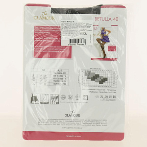 Женские колготки Betulla 40 Nero 5 Glamour 000000000001092781