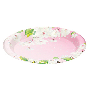 Набор одноразовых тарелок Сакура Европак Трейд, 210 мм, 6 шт. 000000000001144339