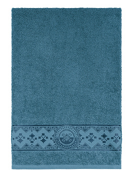 Полотенце 100х150см DE'NASTIA ТАЛИСМАН 1 синий хлопок-100% 000000000001215365
