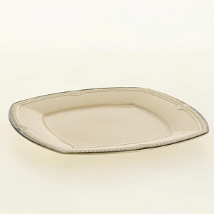 Тарелка обеденная 26см DE'NASTIA DONNA персиковый фарфор 000000000001209939