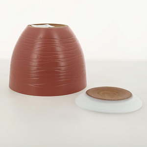 Горшок для цветов декоративный керамический Полоса коралл №1 4л ГК 15 000000000001200882