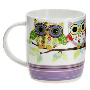 Кружка 350мл Совы M020188/R030123 фарфор 000000000001168386