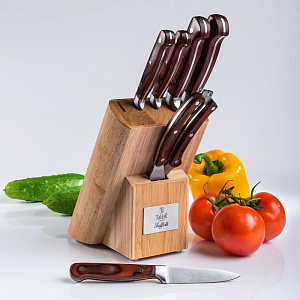 Набор ножей с подставкой 7 предметов TALLER Саффолк нержавеющая сталь 000000000001009096