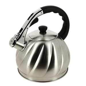 Чайник со свистком 3500мл GUTERWAHL нейлоновая ручка капсульное дно стенки корпуса 0,4мм дно 1,1мм подарочная упаковка нержавеющая сталь 126-18013 000000000001204051
