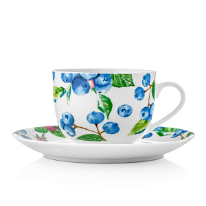 Пара чайная 220мл/15см ESPRADO Gusto фарфор 000000000001208344