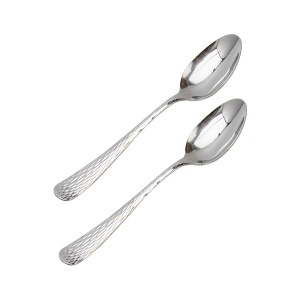 Набор чайных ложек 2 предмета JAGDAMBA Brocade Hammered нержавеющая сталь 000000000001217683