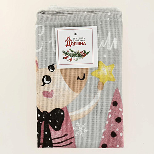 Полотенце "Доляна" С Новым Годом 35х60см, 100% хлопок 160г/м2 5059182 000000000001202359
