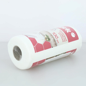 Салфетки универсальные 100шт 22,5х25см YORK Соты в рулоне текстурные 30%вискоза 70%полиэфир 000000000001206567