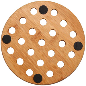 Подставка под горячее 15х1см BRAVO круглая в ассортименте бамбук 000000000001185525