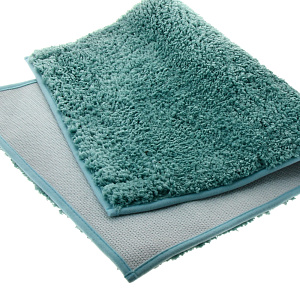 Коврик для ванны DE'NASTIA 50х80см голубой микрофибра M000111 000000000001107623