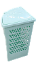 Угловая корзина для белья Полимербыт, 45л, пластик