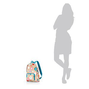 Складной рюкзак Mini maxi funky dots 1 Reisenthel 000000000001123231