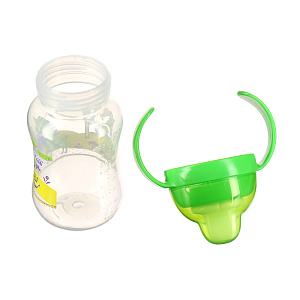 Поильник-Непроливайка с твердым носиком Веселые животные Lubby, от 6 месяцев, 250мл 000000000001135465