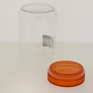 COLORLICIOUS Банка д/сыпучих 1л с оранжевой крышкой L8339 000000000001182532