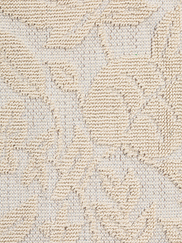 Коврик универсальный 50x60см DE'NASTIA цветы/листья молочный хлопок 100% 000000000001219485