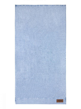 Полотенце махровое 70х130см DE'NASTIA Джинс эффект голубой хлопок-100% 000000000001214343