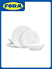 Набор столовой посуды 12 предметов FORA белый стеклокерамика